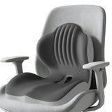 Ergonomic Seat Cushion Office Chair Seat Cushions with L-Shaped Design for Car Gaming Chair Gray