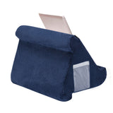 Reading Pillow 3 Angle Lap Cushion for Bed Sofa Navy Blue