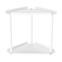 2-Tier Storage Rack – Perfume & Skincare Organizer for Home White