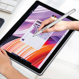 Rechargeable Stylus Pen Compatible With Microsoft Surface Pro 11 10 9 8 7 Go X Silver