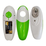 Automatic Electric Can Opener One-Touch Hands-Free Can Opener Battery Operated Kitchen Gadget Green