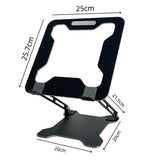 Adjustable Laptop Stand for Desk, Metal Foldable Laptop Riser Ventilated Cooling Lectern for Desk