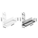 2 PCS Metal Hat Organizer Racks for 8 Caps and 3 Glasses Each