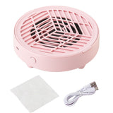 Nail Dust Collector Vacuum Fan for Nail Tech Quiet & Compact Dust Extractor Pink