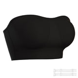 Bras for Women Non-Slip Seamless Padded with Removable Shoulder Straps Black