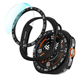 3 in 1 Screen Protector for Samsung Galaxy Watch Ultra 2 47mm with Bezel Ring Black