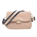 2PCS Adjustable Canvas Bag Strap with Metal Buckle for Crossbody Bags Navy Blue