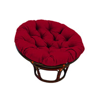 110cm Round Chair Cushion Hanging Egg Chair Cushion Swing Chair Seat Pad Relax Cushion Wine Red