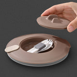 1200ML Large Ramen Bowl Ramen Noodle Bowls Microwavable for College Brown