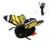 Butterfly Cat Toy Electric Flapping Wings 3 Modes with Touch Activation Gold