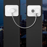 2PCS Mini Fridge Lock Cabinet Lock with Keys for Freezer Cabinets Drawers White