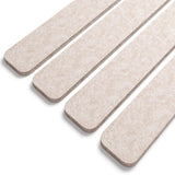8 PCS Self Adhesive Felt Display Strips with 35 Push Pins for Wall Decor Light Camel