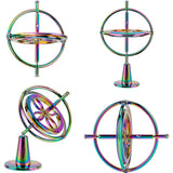 Metal Gyroscope Educational Fingertip Gyro Toy Speed Balance Spinning Top Gyroscope Mixed Color