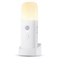 Ｄimmable Motion Sensor Night Light Rechargeable Nightlight with 5 Brightness Levels Yellow