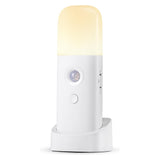 Ｄimmable Motion Sensor Night Light Rechargeable Nightlight with 5 Brightness Levels Yellow