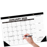 18-Month Desk Calendar (Jan 2026 – June 2027) with Corner Protectors for Office Style 2