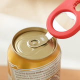 2 Pcs 5 in 1 Jar Bottle Can Opener Easy Attach Storage Red
