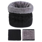 Thick Fleece Neck Warmer Winter Ski Gaiter for Men Women Black