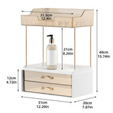 4 Tier Large Drawers Makeup Organizer Bathroom Counter Organizers and Storage