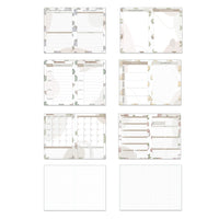 Yearly Monthly Weekly Planner with Tabs Life Planner Organizer Notebook to Hit Your Goals Pink