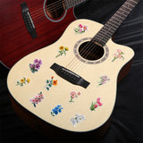 100 Pcs Natural Flower Stickers for Scrapbooking Self-Adhesive DIY Water Bottle Cards Decoration