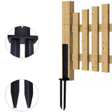 Fence Post Anchors Set Ground Anchors for Quick Fence Repair