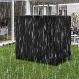 Water-Resistant Firewood Log Rack Cover Heavy Duty Outdoor Dust Sun Protector