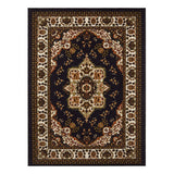 Vintage Persian Style Carpet Soft Area Rug Floor Mat for Bedroom Kitchen Entryway Living Room Brown