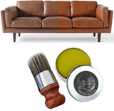 Furniture Salve with Brush for Leather Furniture Repair