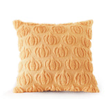 Fall Pillow Covers – Halloween Pumpkin Decor Faux Fur Pillowcase for Chair & Sofa Orange