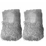2PCS 100x200cm Shimmer Tassel String Door and Window Divider Curtain Silver