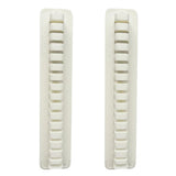 2 Pack Wall Mounted Baseball Cap Hat Rack Organizer for Home White