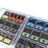 50pcs Card Sleeves Collector Binder Cards 9 Grids Album Baseball Holder Sheets