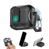 Protective AirPods Case Stand Support Wireless Charging Compatible Black