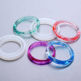4 Sizes DIY Silicone Mold Casting Mould DIY Bangle Jewelry Tool Kit