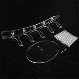 Sunglasses Display Stand for 5 Pairs Sunglasses Show Rack Glasses Holder Transparent