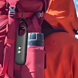 130dB Personal Alarm with Strobe Light Rechargeable Security Alarm Keychain for Women Kids Elderly Black