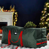 Christmas Tree Storage Bag 600D Oxford Storage Bag with Wheels and Handles Green