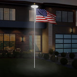 Solar Powered Flag Pole Light 26 LED Light with Auto Sensor for Outdoor Camping