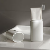 Portable 180 ml Tooth Brush Holder and Toothpaste Cover Container with Mouthwash Cup Gray