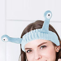 Face Wash Headband Snail Spa Makeup Hair Bands Cartoon Cute Elastic Headband Hair Accessories Blue