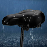 Air Cushion Shock Absorbing Mountain Bike Saddle Seat Comfortable Blue