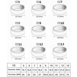 3 PCS Stainless Steel 360 Degree Spinner Ring Set Gold Silver Rainbow