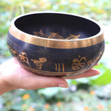 Tibetan Singing Bowl for Yoga Meditation with Striker and Cushion