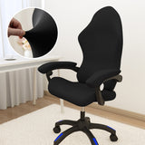 Stretchy Gaming Chair Cover Office Chair Swivel Chair Slipcover Black