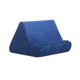 Multi-Angle Tablet Holder Compatible with iPads Lazy Holder Stand for Bed and Desk with 2 Pockets Blue