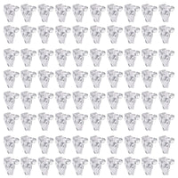 100Pcs Clear Shelf Support Peg Cabinet Support Pins for Kitchen Furniture Shelves
