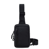 Small Crossbody Bag for Men Women Mini Sling Bag Travel Running Phone Daypack Black