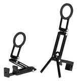 360 Degree Rotating Adjustable Aluminum Phone Tripod for Android iPhone 12 to 17 Black