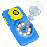 2 in 1 Smart Phone Toy with Microscope Camera Mini Pocket Handheld STEM Educational Toy - Blue